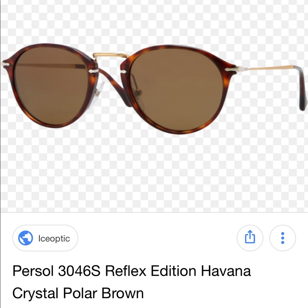 PERSOL REFLEX EDITION HAVANA CRYSTAL POLAR BROWN
